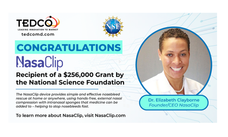 Dr. Clayborne awarded the prestigious NSF SBIR Phase I grant of $256K
